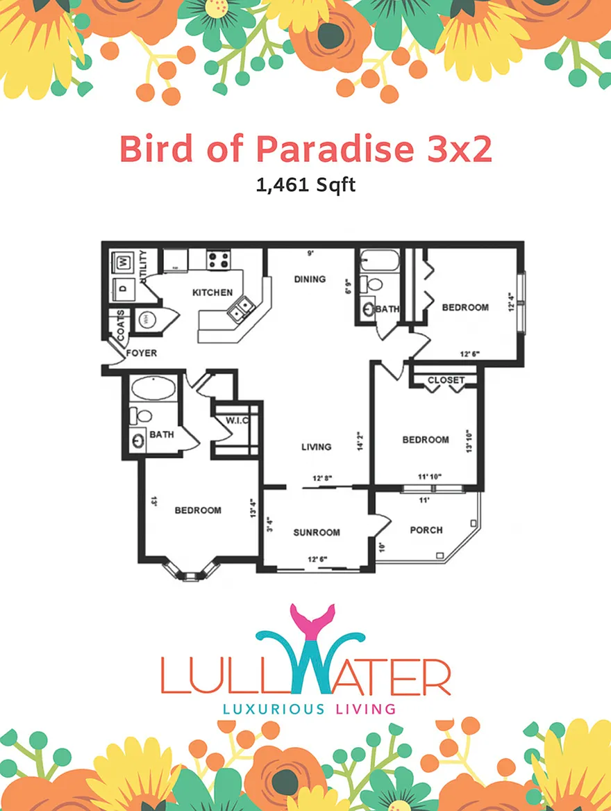 Floor plan Bird of Paradise