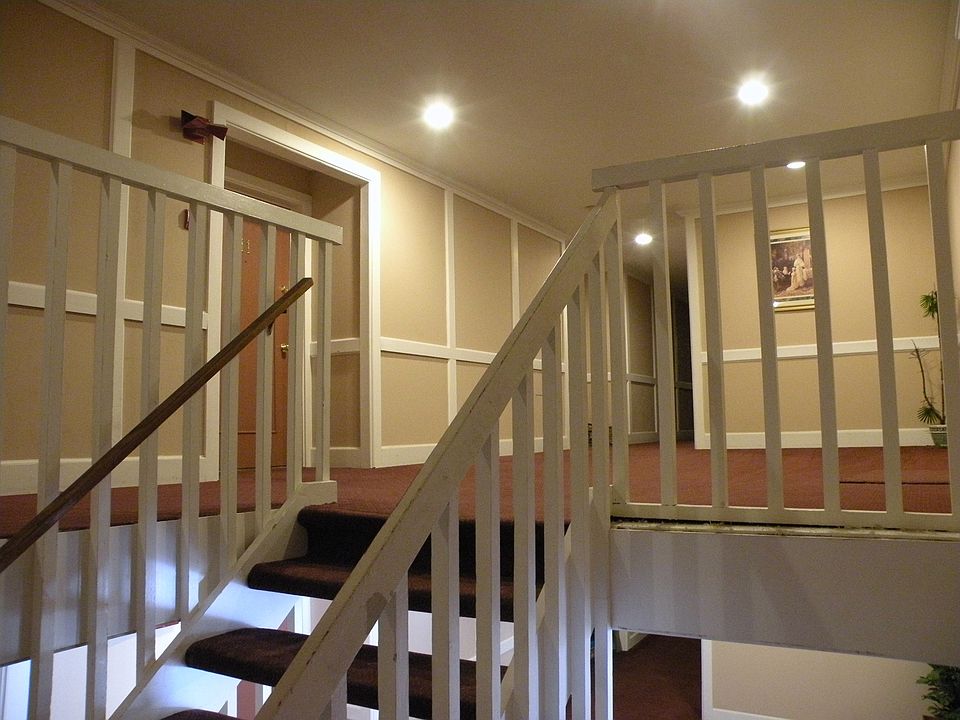 Hallway leading to apartment area