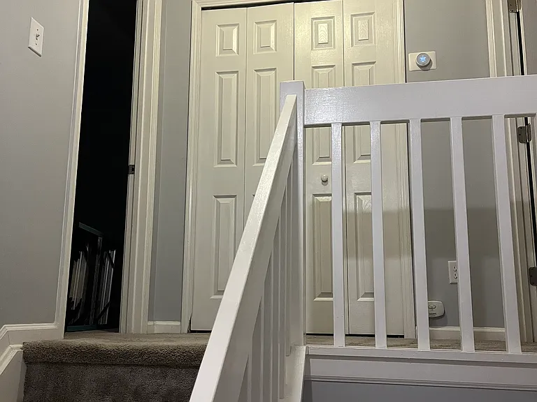 Hall closet upstairs