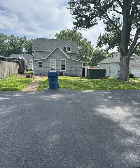 Back of house/4 car driveway