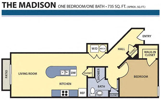 Floor plan The Madison