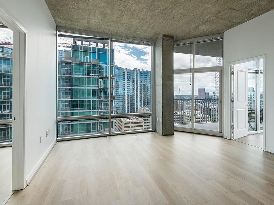 Living area with balcony access