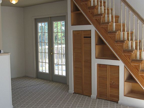 Dining area and stairs to Loft