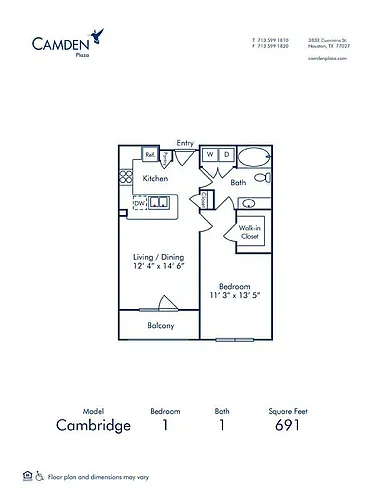 Floor plan Cambridge