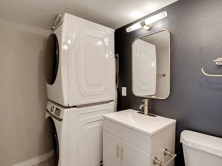 Washer and Dryer are included.