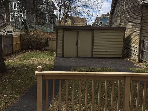 Backyard and shed