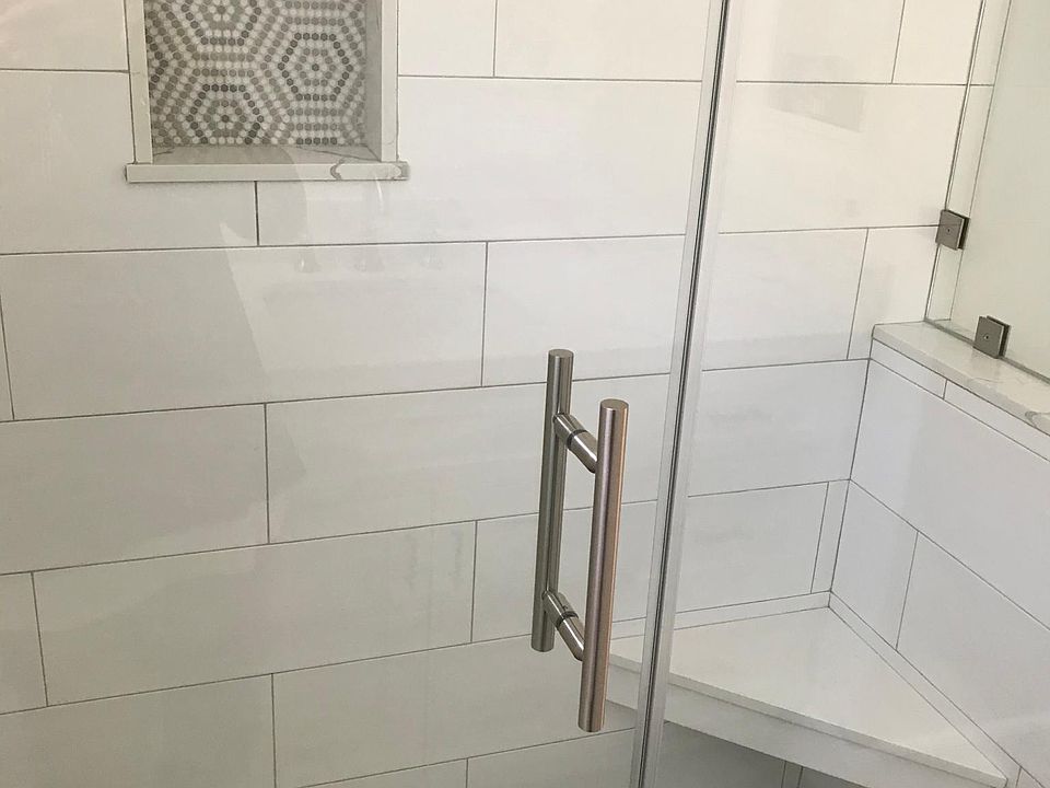 New shower.