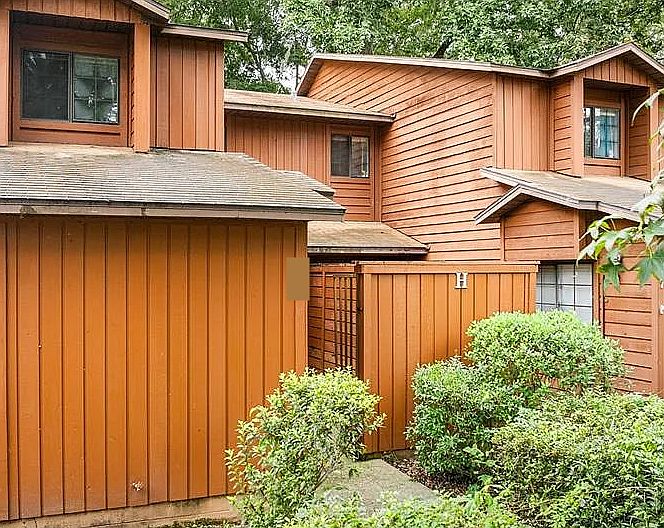 Gate into entrance of unit