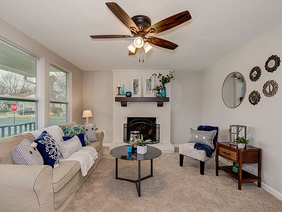 Living Room with Fireplace