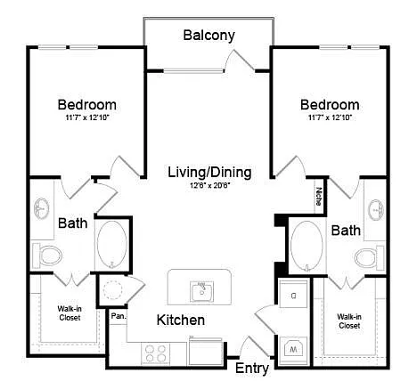 Floor plan B0