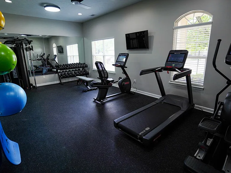 Skip the commute to the gym. Our on-site fitness center features cardio machines, free weights, and everything you need to stay active, all just steps from home.