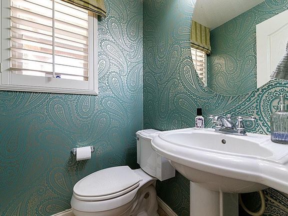 Downstairs 1/2 bath.