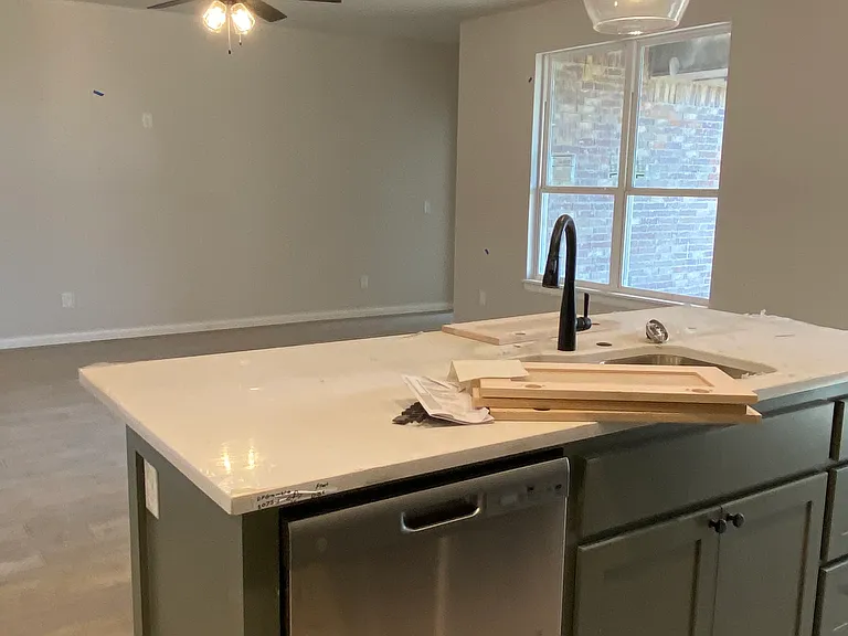 Kitchen Island with Dishwasher