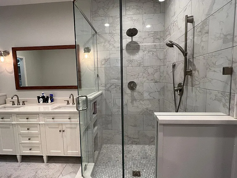 Master Bath (dual shower heads, heated floors, two sink vanity, soaking tub)