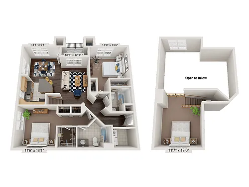 Floor plan Berkley Loft