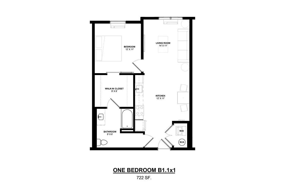 Floor plan B11X1
