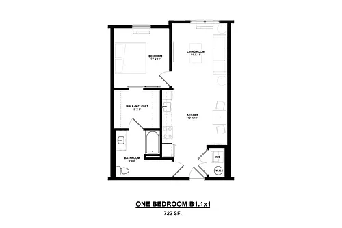 Floor plan B11X1