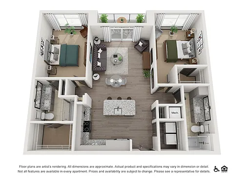 Floor plan 2CR