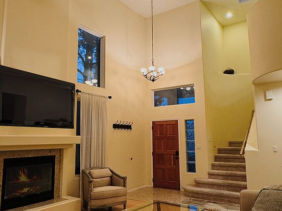 Front door entrance to the Great Room and upstairs