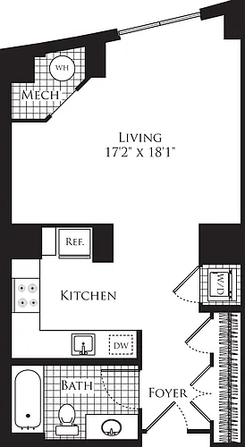 Floor plan Studio- 568