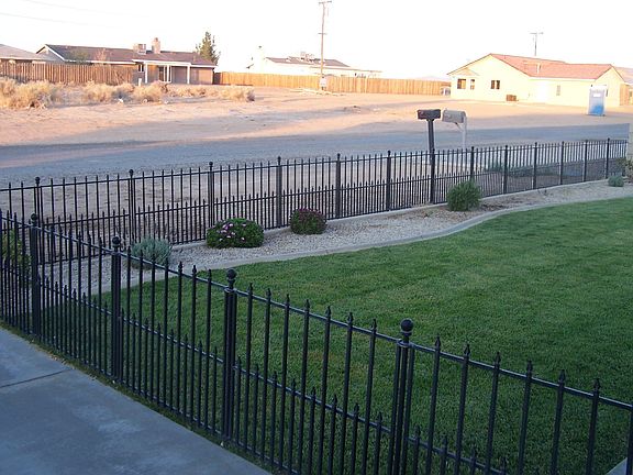 Some of front yard with flowers