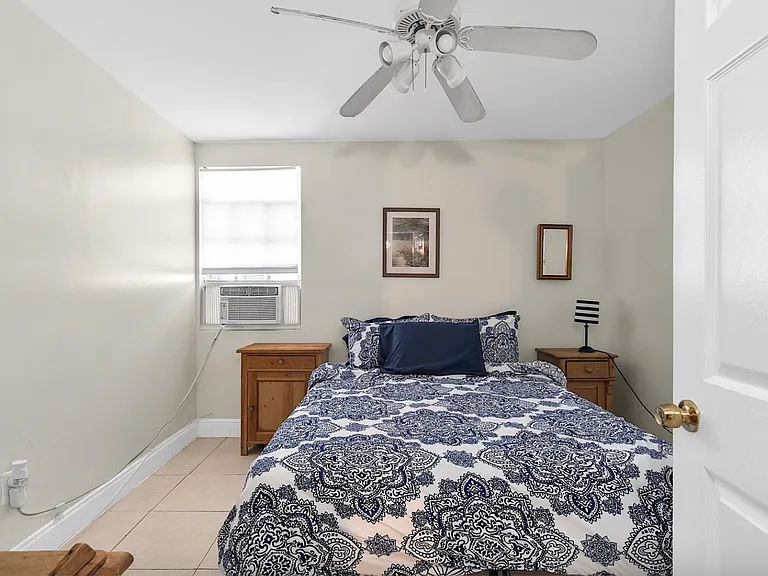 Bedroom on east side, queen bed.