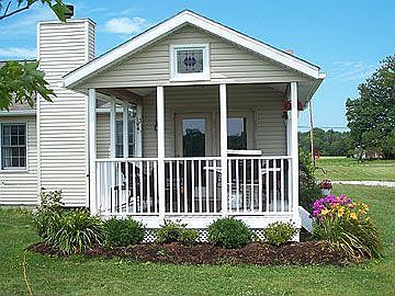 front of deck