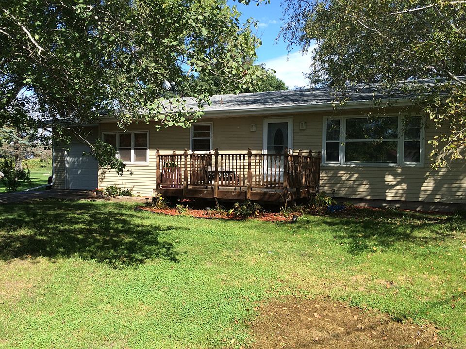 Front of house and garage