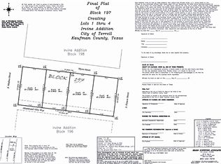 1001 S Medora St, Terrell, TX 75160