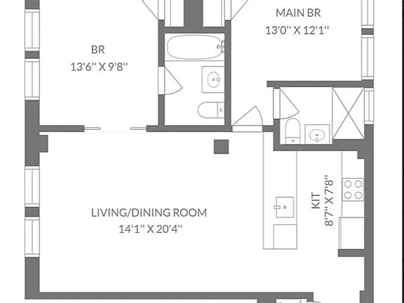 2nd image of 71 Nassau St APT 6A