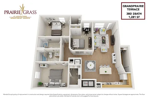 Floor plan GrandPrairie Terrace