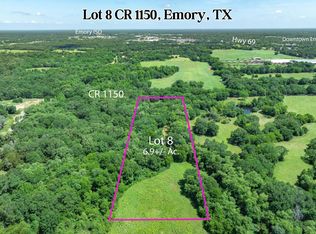 LOT 8 Rs County Rd #1150, Emory, TX 75440