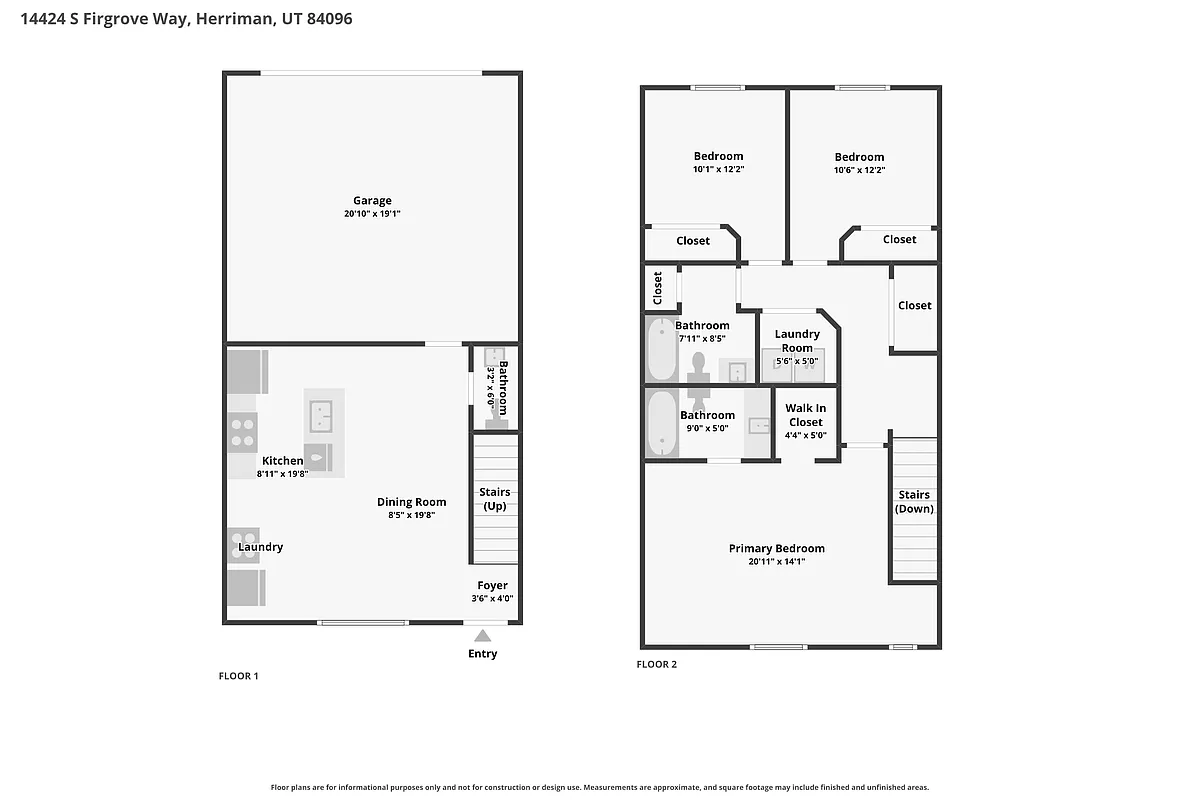 Floor plan 2-Story Tucker