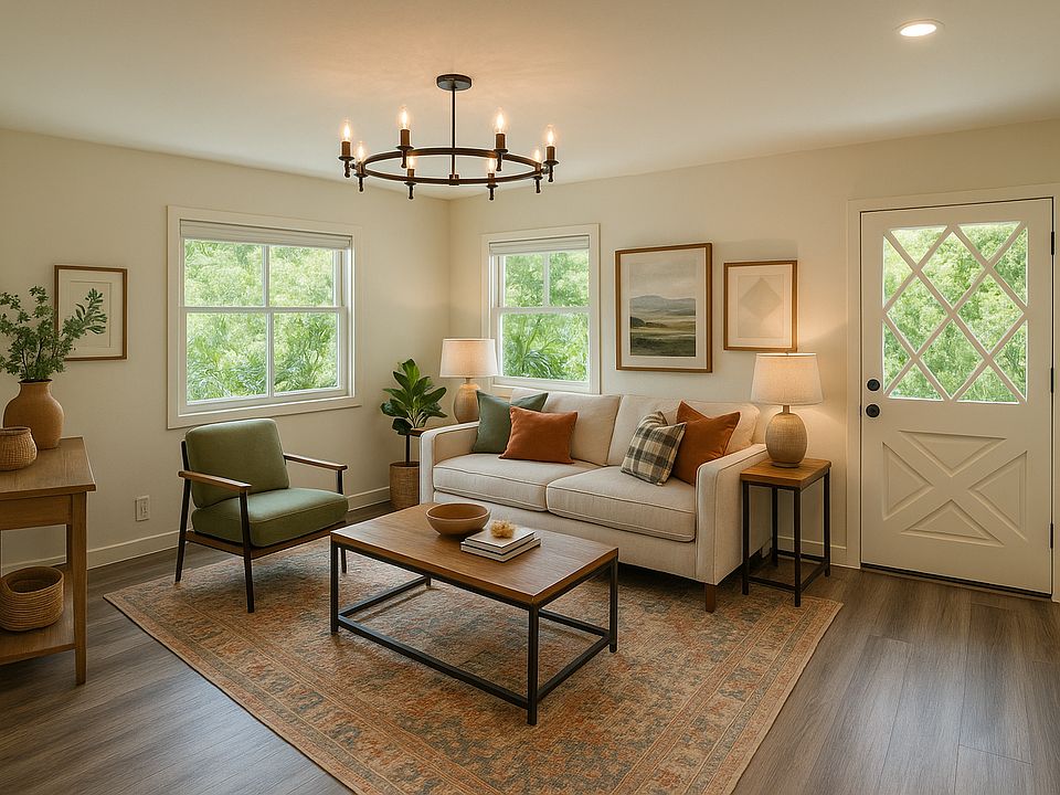 Living Room / Entry - Photos are enhanced with AI-generated virtual furnishings for illustrative purposes