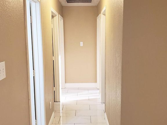 Hallway with new flooring