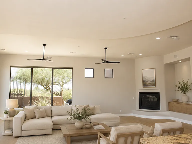 Open-Concept Living Area -Virtually Staged
