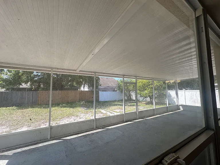 Back Patio and Back Yard