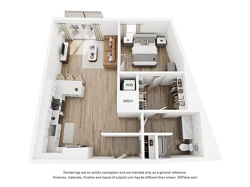Floor plan 1E