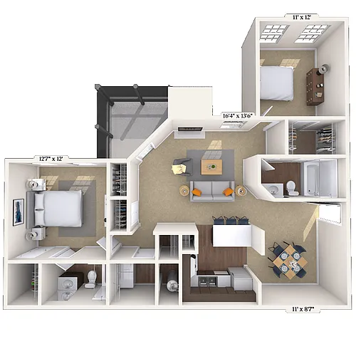 Floor plan Calhoun