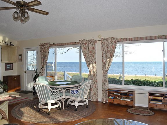 Sunroom looking Northeast over the sound