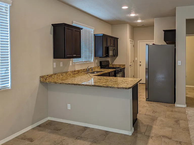 Kitchen from dining room