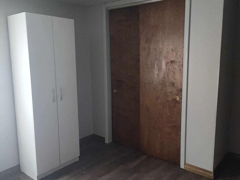 Closet and storage cabinet in Utility room