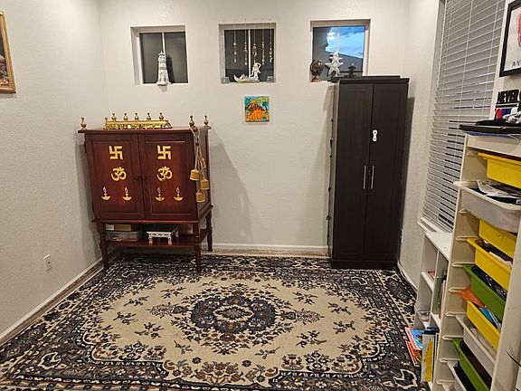 Home office room at the entrance