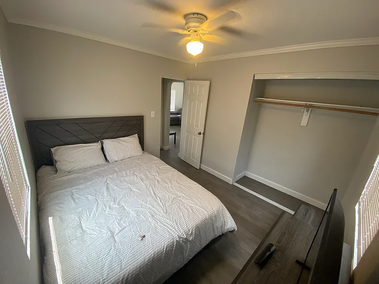 Bedrooms have great closet space with windows that offer beautiful natural light and brand new beautiful hardwood floors