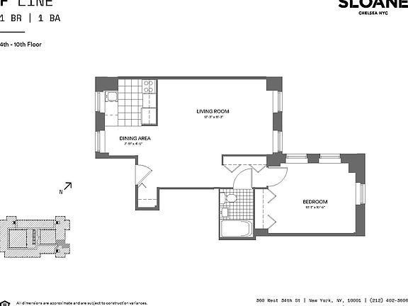 2nd image of 360 W 34th St APT 5F
