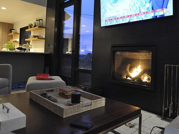 Living room fireside