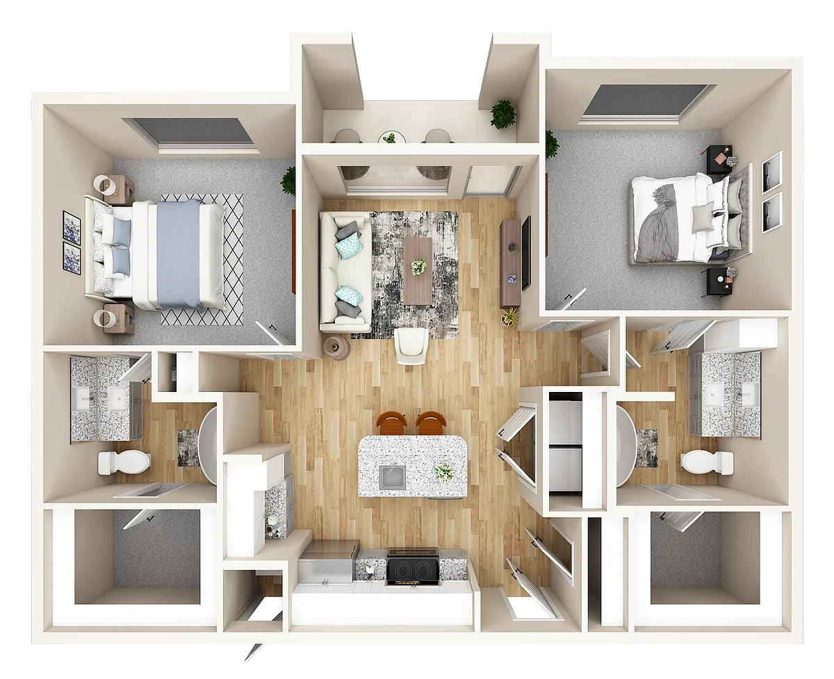 Floor plan B1