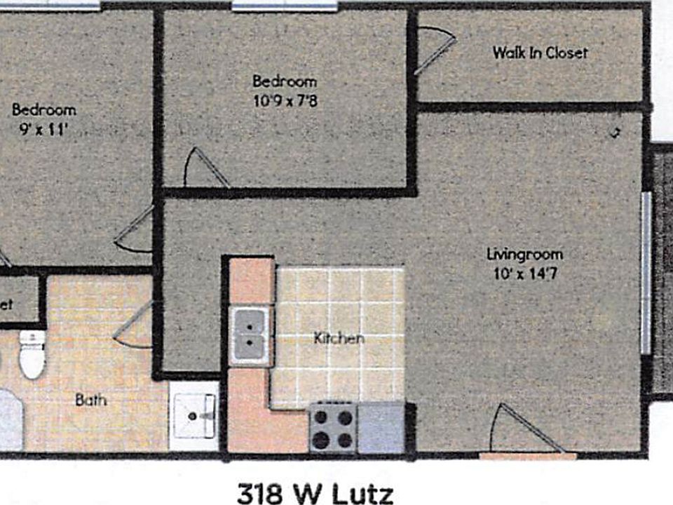 2nd image of 318 W Lutz Ave #2B-1Ba-649Sqft
