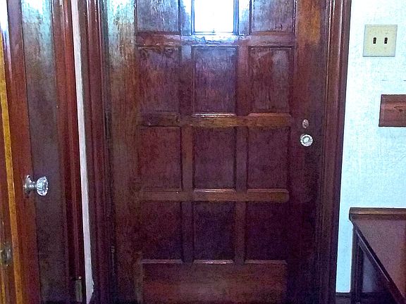 Gorgeous paneled front door