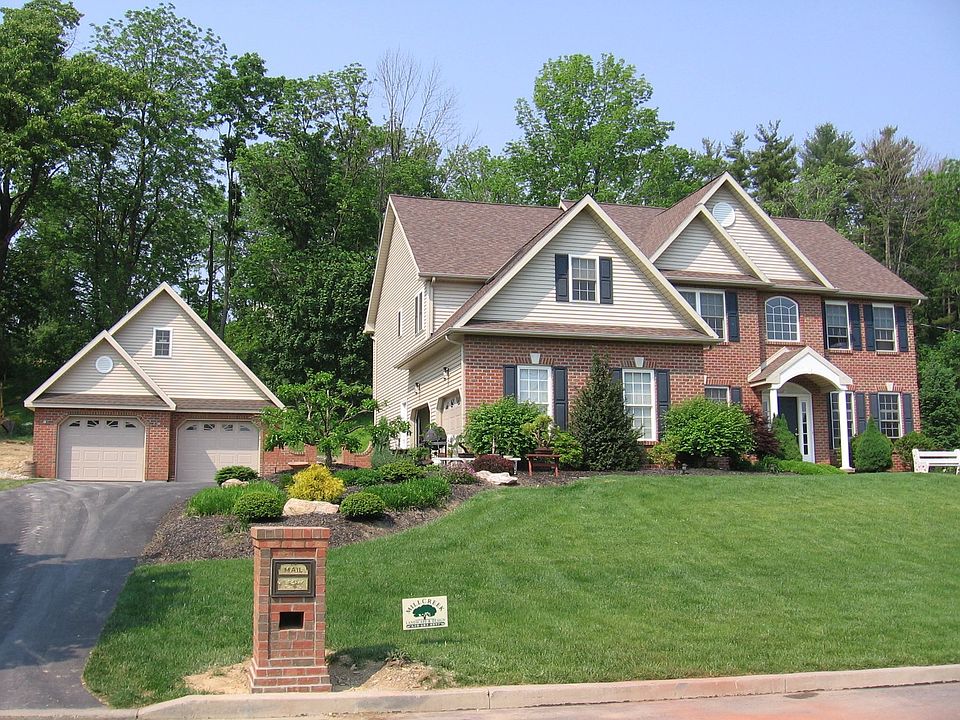 Front of house with attached garage